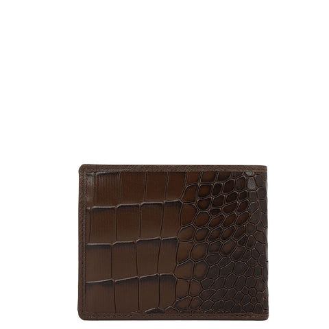 Walnut Bifold Leather Mens Wallet