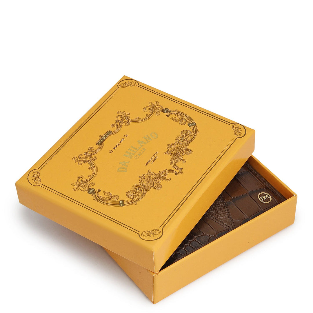 Walnut Bifold Leather Mens Wallet