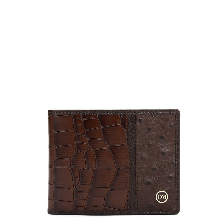 Brown Bifold Leather Mens Wallet