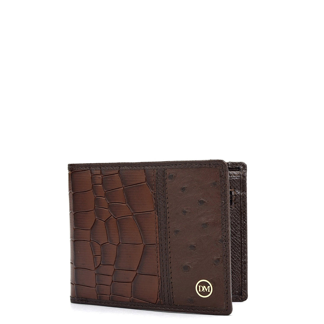 Brown Bifold Leather Mens Wallet