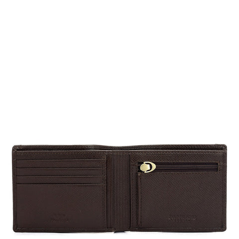 Brown Bifold Leather Mens Wallet