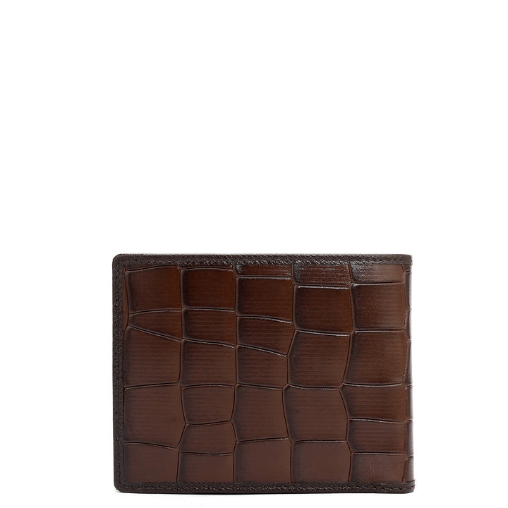 Brown Bifold Leather Mens Wallet