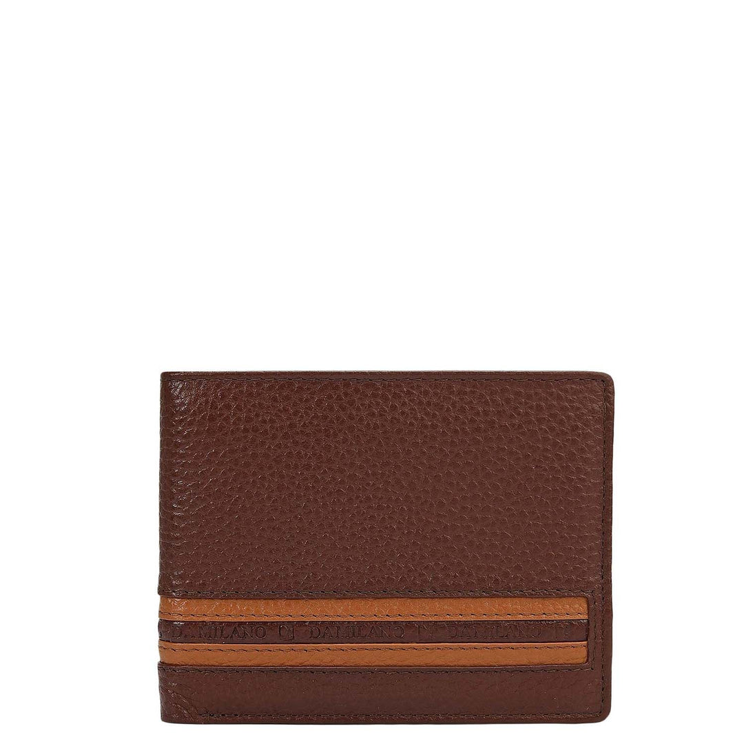 Espresso Bifold Leather Mens Wallet