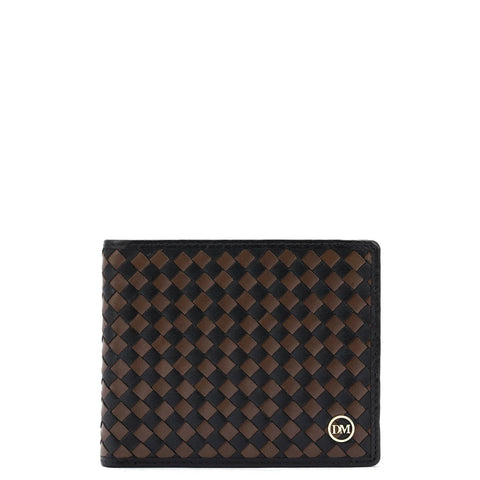 Mat Leather Mens Wallet - Black