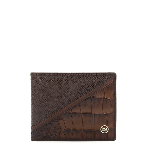 Brown Bifold Leather Mens Wallet