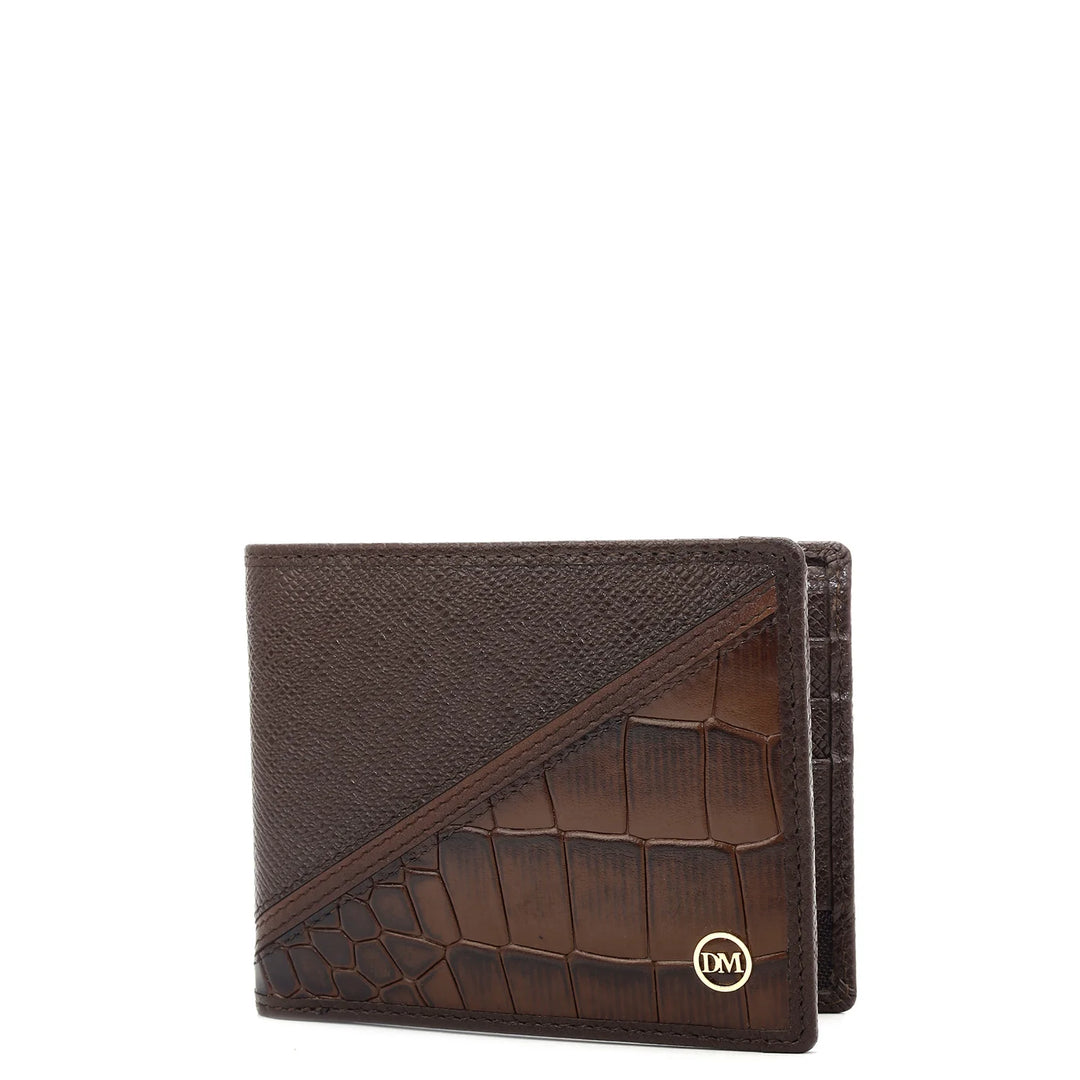 Brown Bifold Leather Mens Wallet