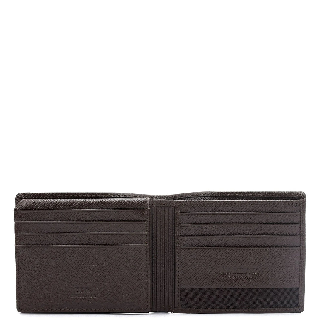 Brown Bifold Leather Mens Wallet