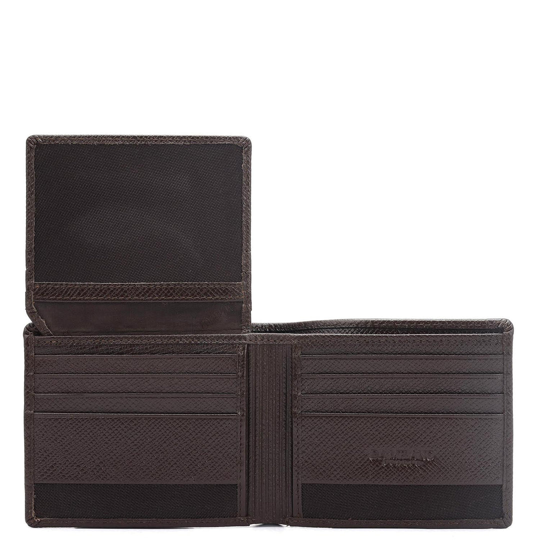 Brown Bifold Leather Mens Wallet