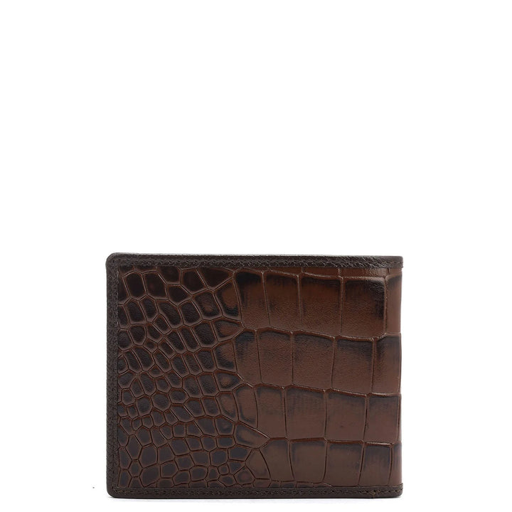 Brown Bifold Leather Mens Wallet