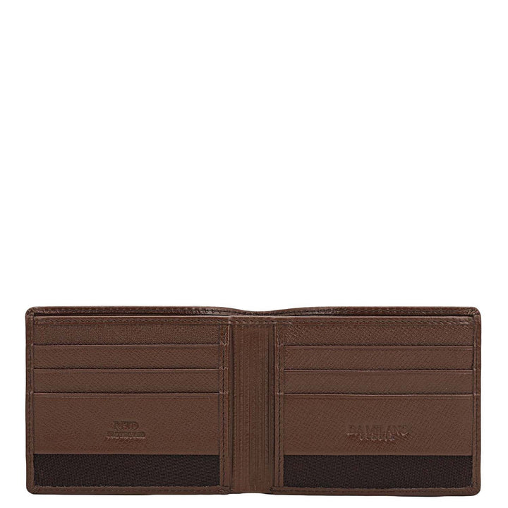 Date Bifold Leather Mens Wallet