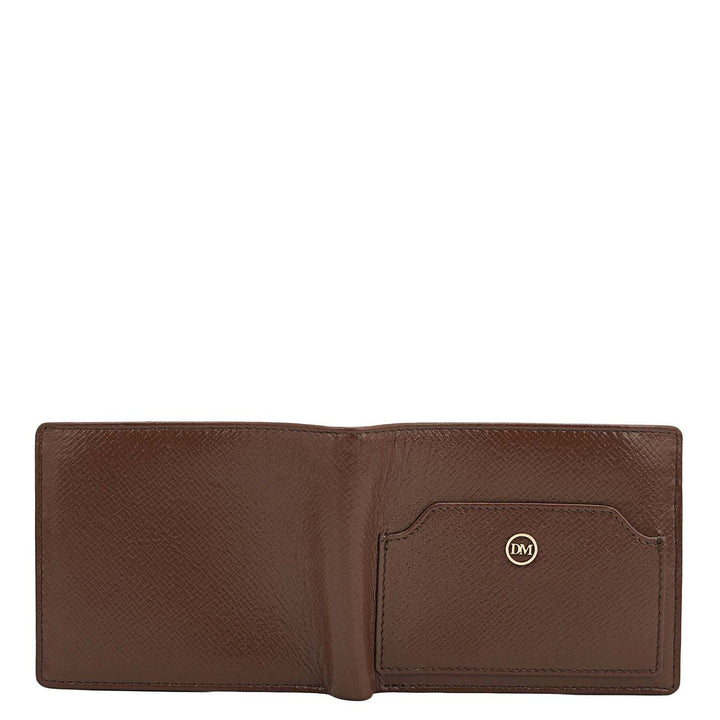 Date Bifold Leather Mens Wallet