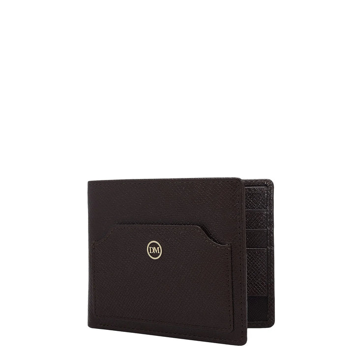 Chocolate Bifold Leather Mens Wallet