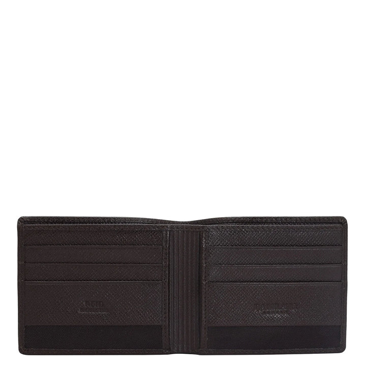 Chocolate Bifold Leather Mens Wallet