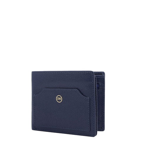 InkBlue Bifold Leather Mens Wallet