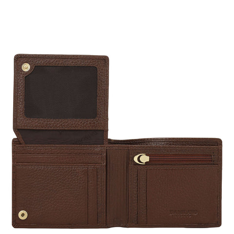 Espresso Bifold Leather Mens Wallet
