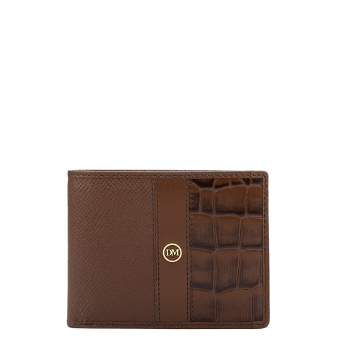 Date Bifold Leather Mens Wallet