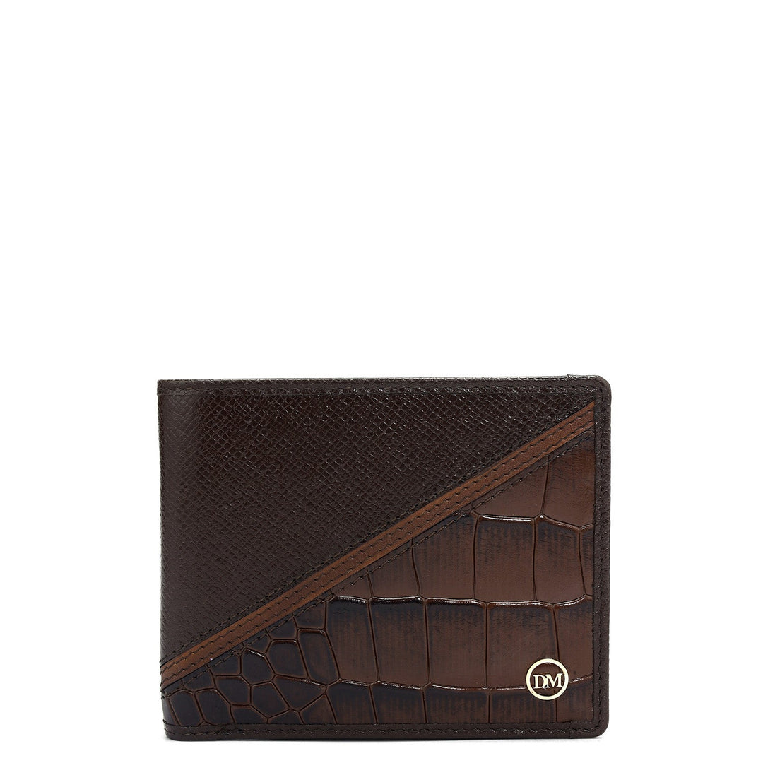 Brown Bifold Leather Mens Wallet