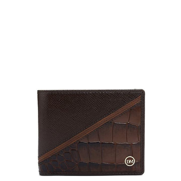 Brown Bifold Leather Mens Wallet