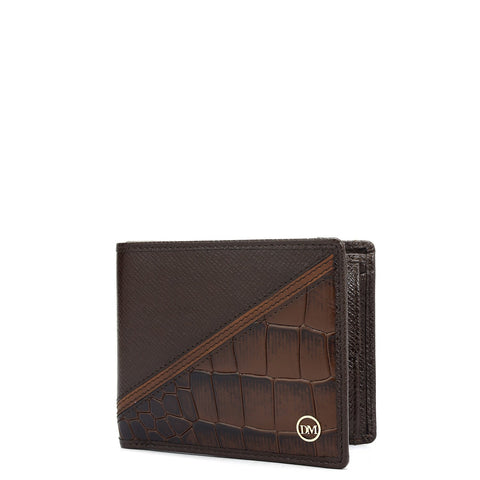 Brown Bifold Leather Mens Wallet