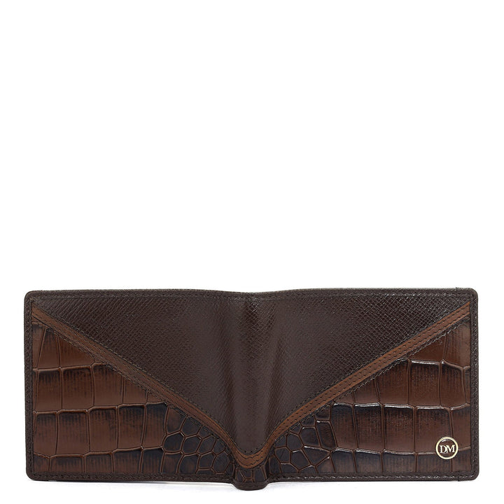 Brown Bifold Leather Mens Wallet