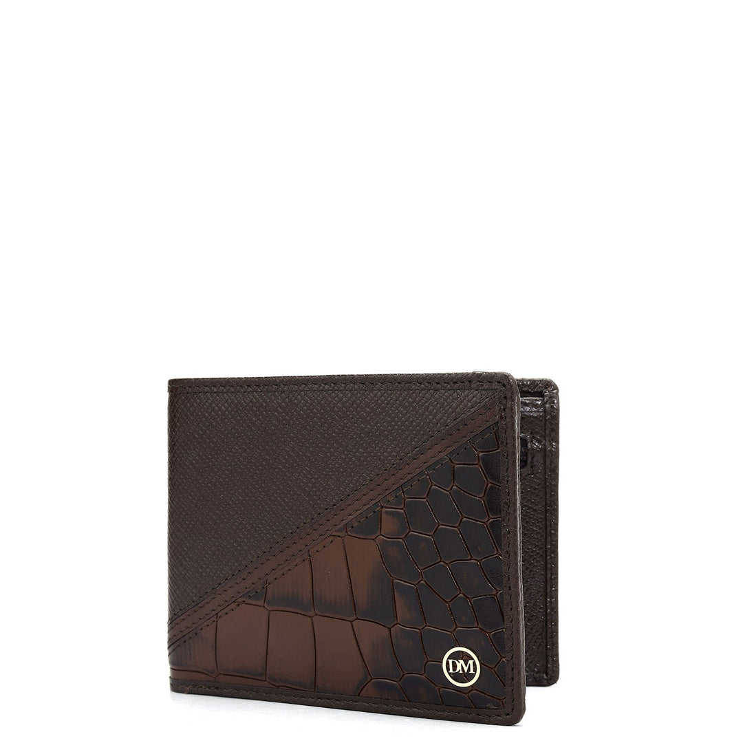 Brown Bifold Leather Mens Wallet