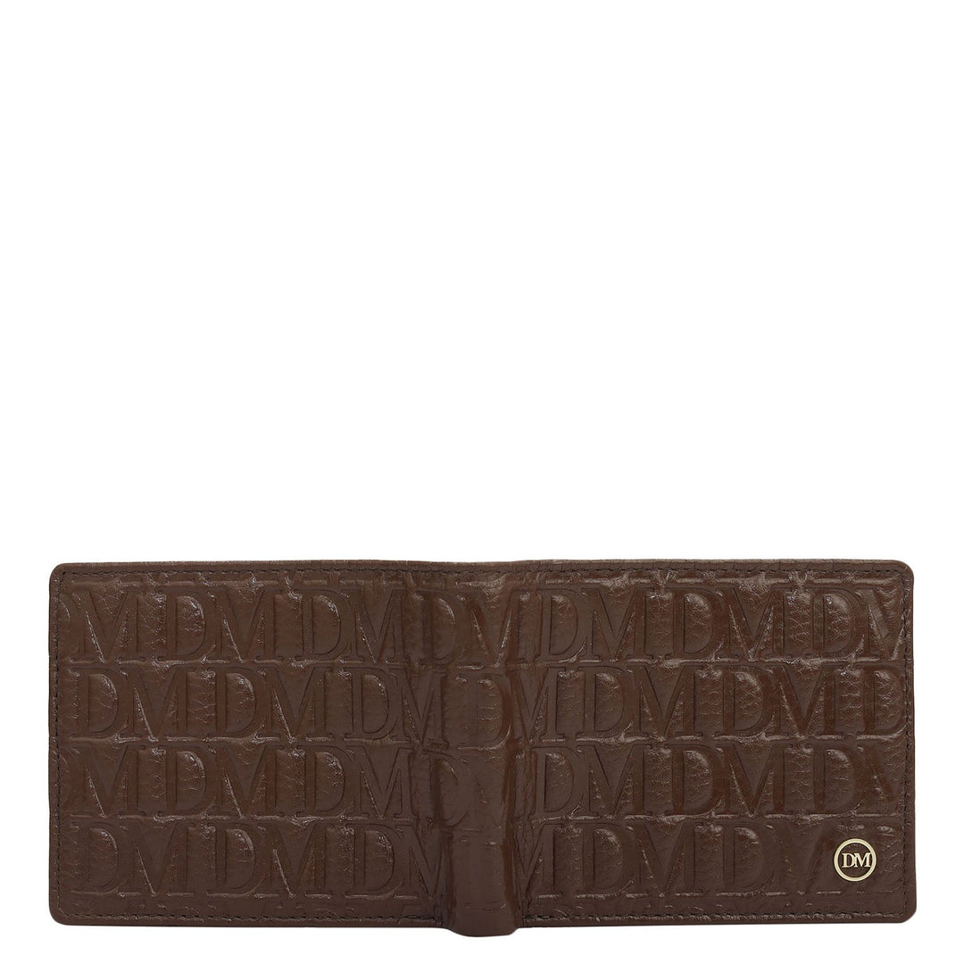 Espresso Bifold Leather Mens Wallet