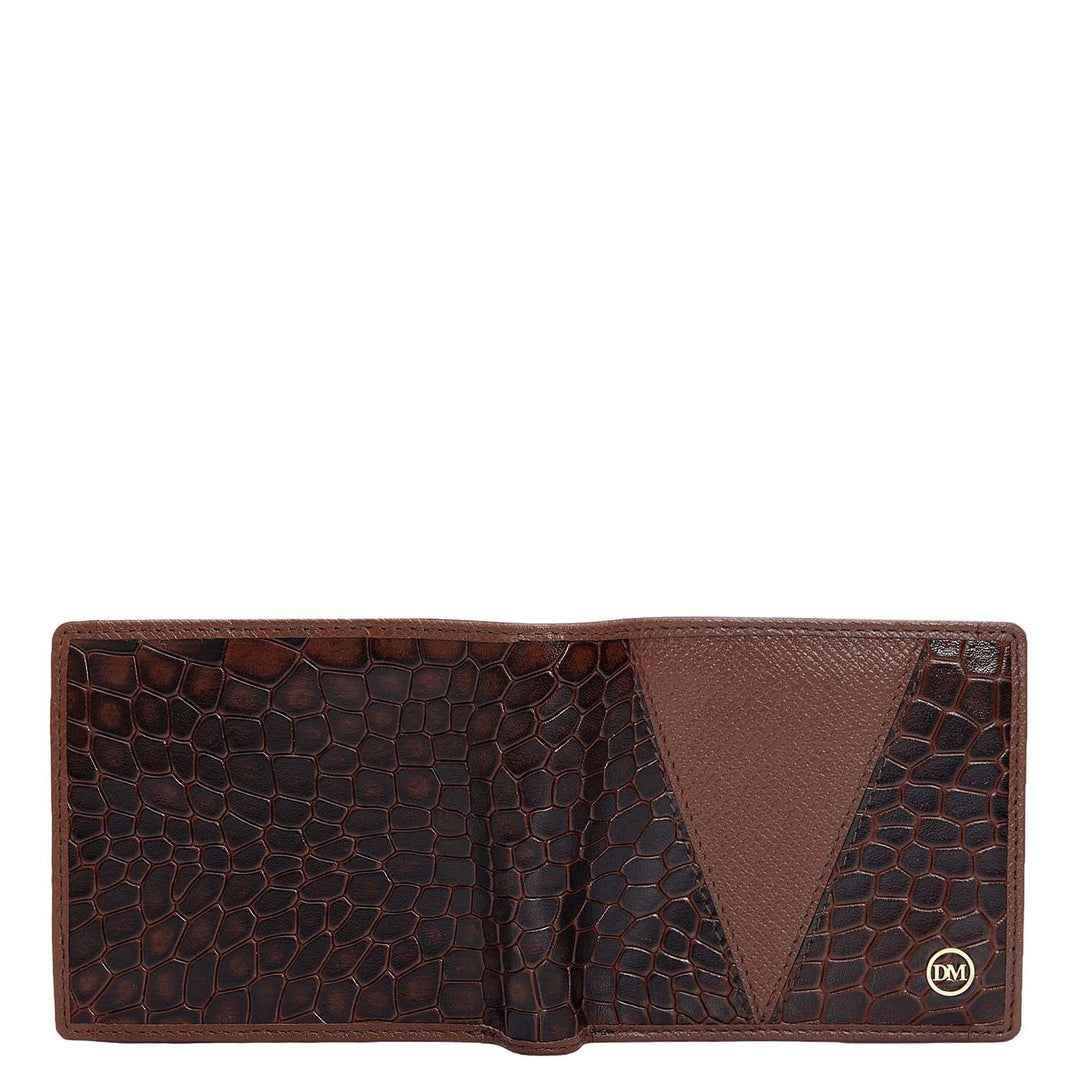 Date Bifold Leather Mens Wallet