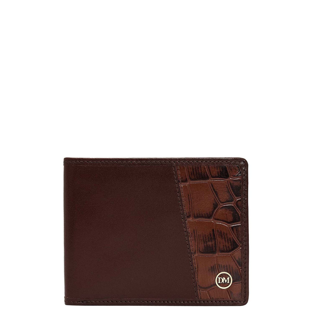 Brown Bifold Leather Mens Wallet