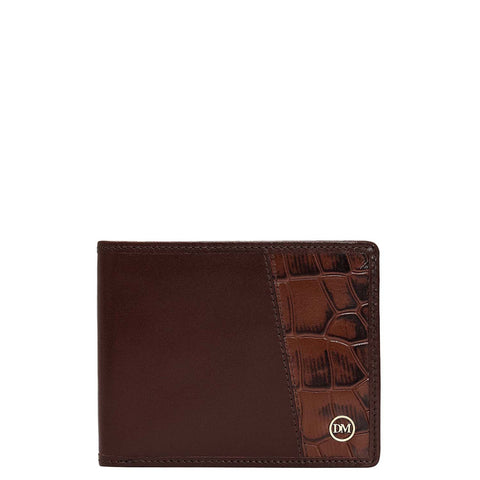 Brown Bifold Leather Mens Wallet