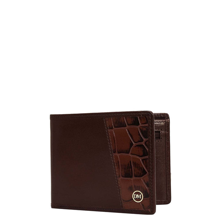 Brown Bifold Leather Mens Wallet