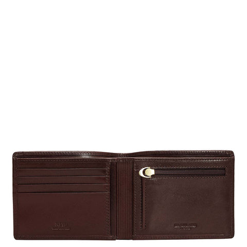 Brown Bifold Leather Mens Wallet