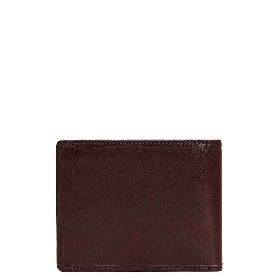 Brown Bifold Leather Mens Wallet