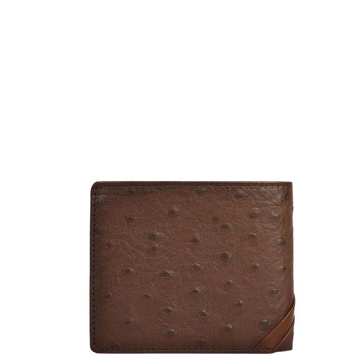 Mocha Bifold Leather Mens Wallet