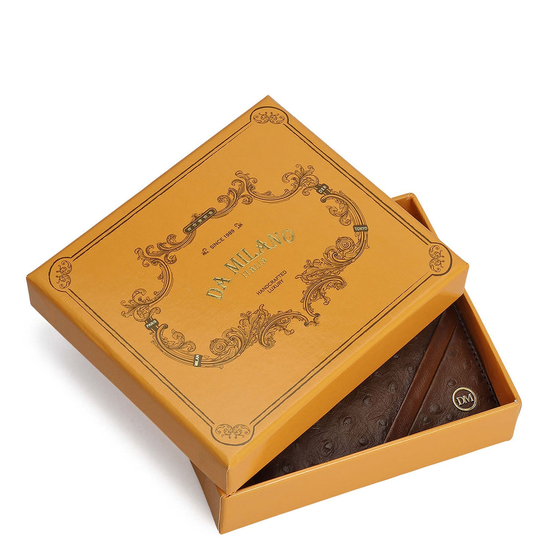 Mocha Bifold Leather Mens Wallet