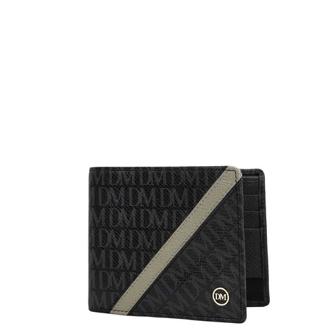 Black Bifold Leather Mens Wallet