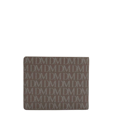 Smoke Grey Bifold Leather Mens Wallet