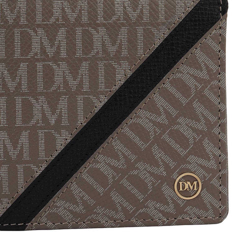 Smoke Grey Bifold Leather Mens Wallet