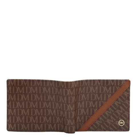 Walnut Bifold Leather Mens Wallet