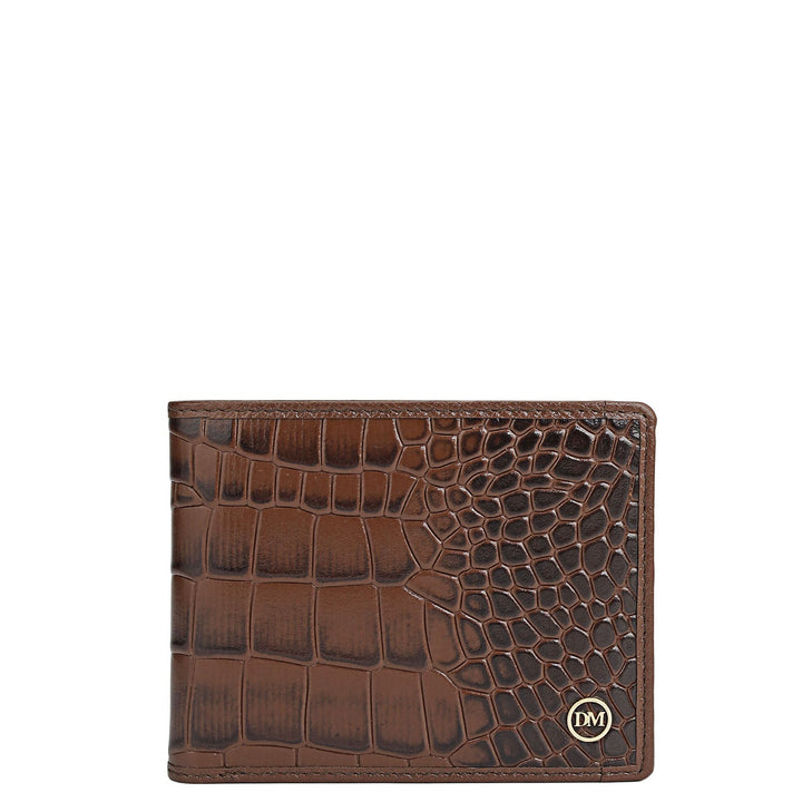 Date Bifold Leather Mens Wallet