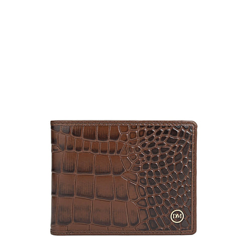 Date Bifold Leather Mens Wallet