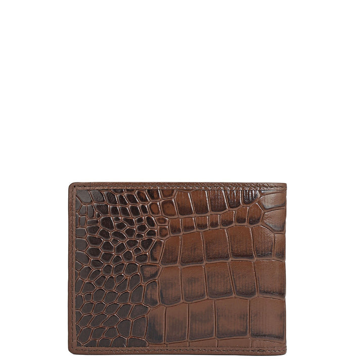 Date Bifold Leather Mens Wallet