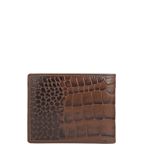 Date Bifold Leather Mens Wallet