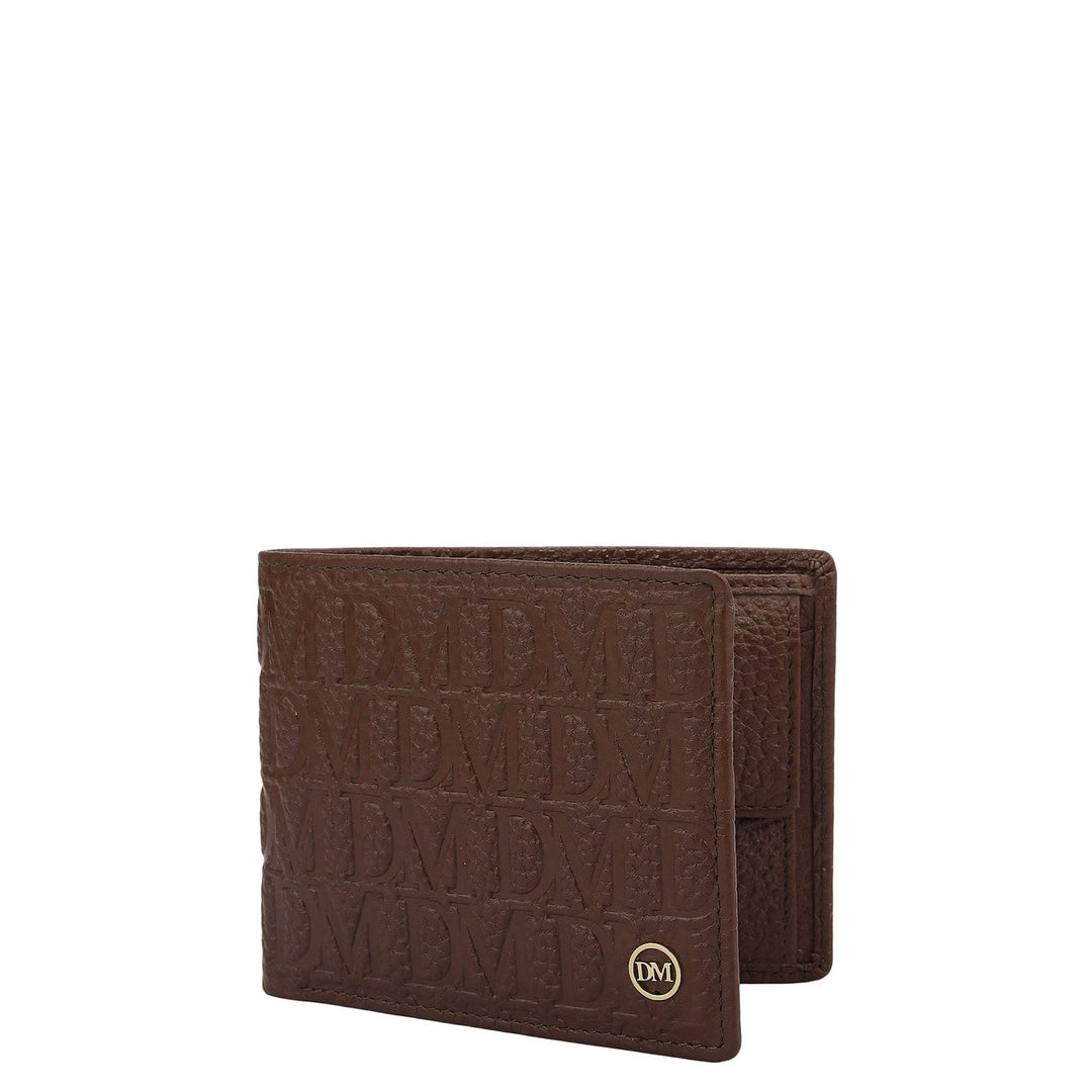 Espresso Bifold Leather Mens Wallet