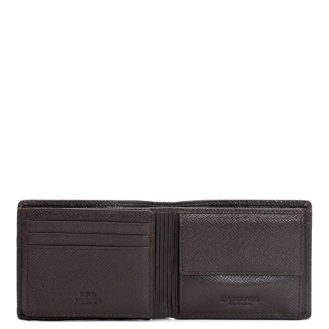 Brown Bifold Leather Mens Wallet