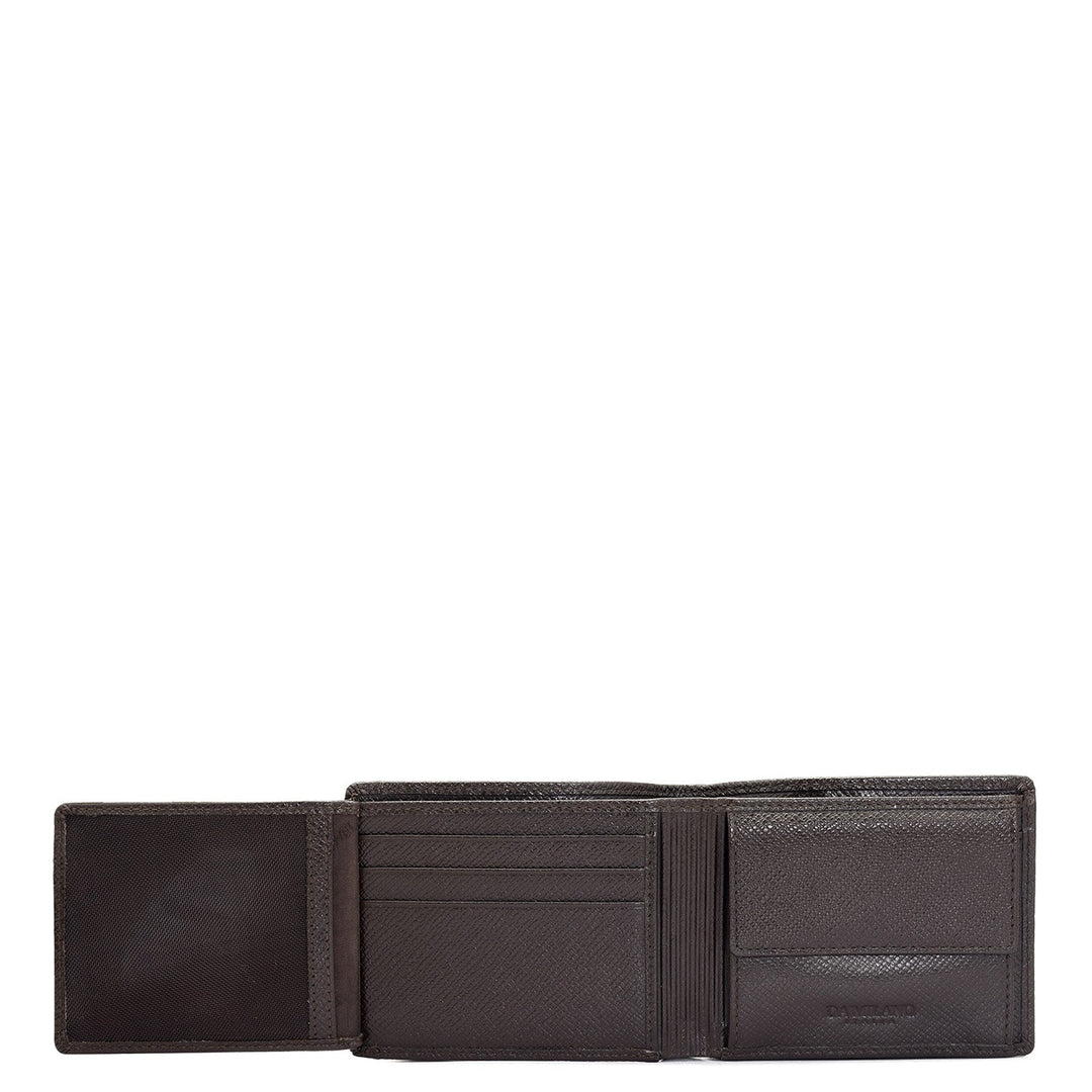 Brown Bifold Leather Mens Wallet