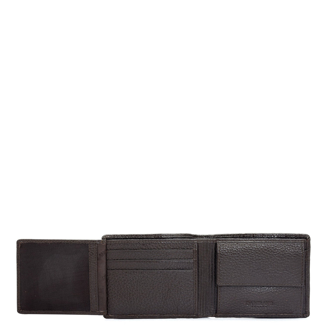 Brown Bifold Leather Mens Wallet