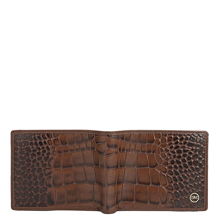 Walnut Bifold Leather Mens Wallet