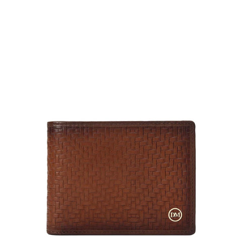Cognac Bifold Leather Mens Wallet