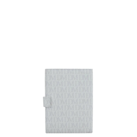 Monogram Leather Passport Case - White