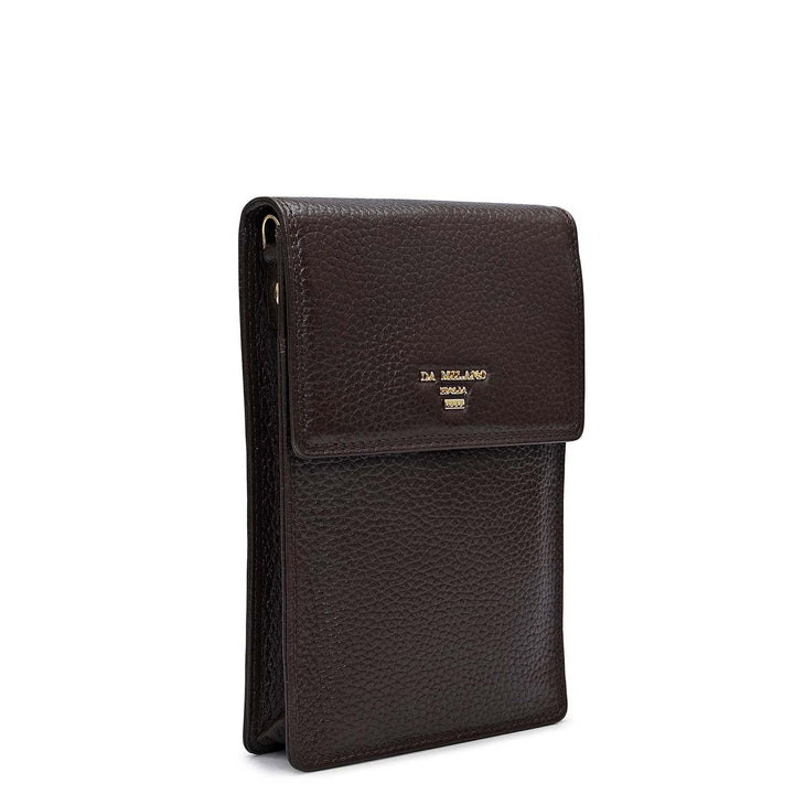 Wax Leather Passport Case - Chocolate